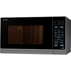 Sharp R372SLM Family Touch Control Microwave in Silver